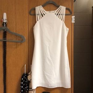 White dress! Strappy shift dress